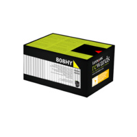 Lexmark 808HYE YELLOW HIGH YIELD CORPORATE TONER CARTRIDGE 3K, CX410/CX510