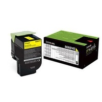 Lexmark 808SYE YELLOW STANADRD YIELD TONER CARTRIDGE CORPORATE CARTRIDGE, 2K, CX310/410/510
