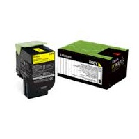 Lexmark 808XYE YELLOW EXTRA HIGH YIELD CORPORATE TONER CARTRIDGE 4K,  CX510