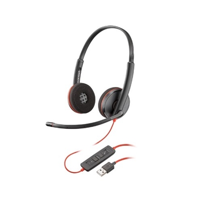Poly UC Blackwire 3220 Stereo Corded Headset | USB-A