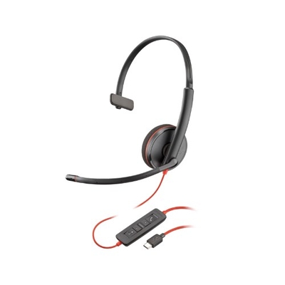 Poly UC Blackwire 3210 Mono Corded Headset | USB-C