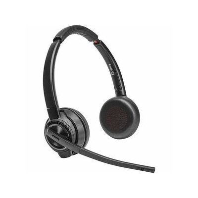 Poly UC Savi 8420 Office Stereo DECT Wireless Headset | PC + DeskPhone + Mobile | USB-A