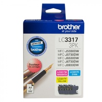 Genuine Brother LC33173PK Ink Cartridge - Colour 3 Pack