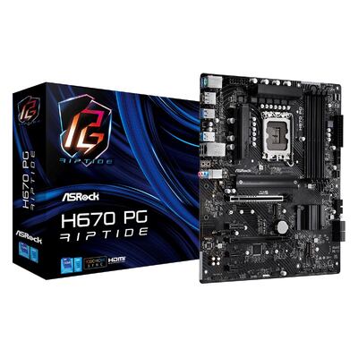 ASROCK H670 Chipset, Micro ATX DIMMs DDR4  Motherboard