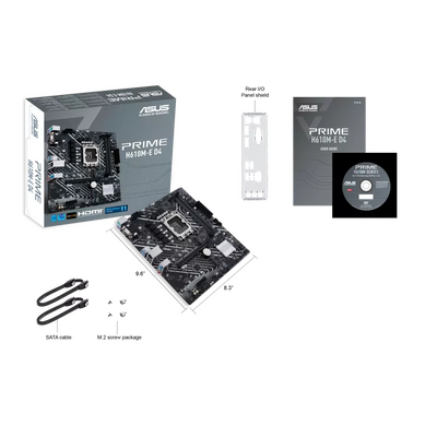 ASUS Prime H610M-E D4//lga1700,h610,usb3.2 Gen 1,dual M- 90MB19N0-M0UAY0