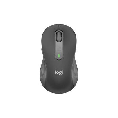 Logitech Signature M650 Mouse - Bluetooth - USB - Optical 5 Programmable Button(s) - Graphite - Wireless