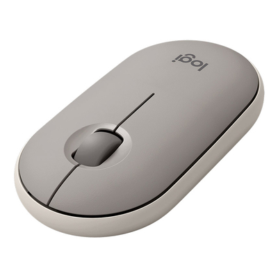 Logitech Pebble M350 Wireless Optical Mouse - Sand