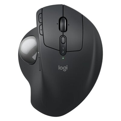 Logitech MX Ergo S Advanced Optical Wireless Trackball Mouse - Graphite - 910-007261