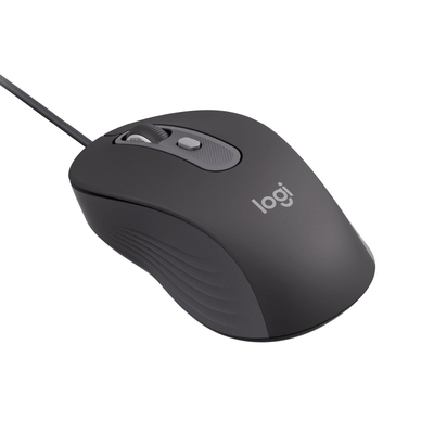 Logitech M520 Signature Wired Mouse - Graphite - 910-007512