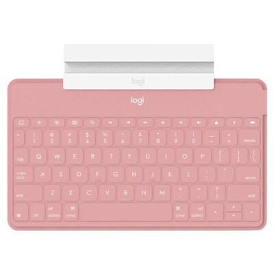 Logitech Keys-to-Go Portable Wireless Keyboard for Apple Devices - Blush