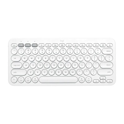 LOGITECH K380 Multi-Device Bluetooth Keyboard For Mac - White