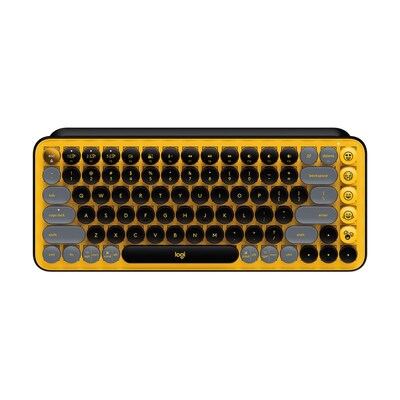 Logitech POP Keys Wireless Mechanical Gaming Keyboard - Blast Yellow