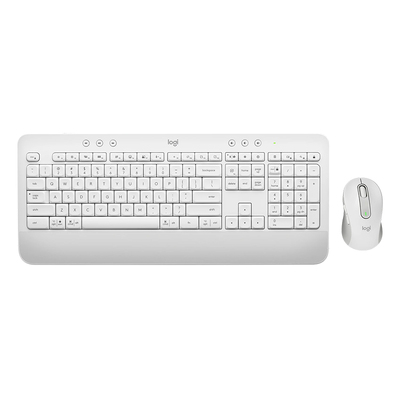 Logitech Signature MK650 Wireless Keyboard & Mouse Combo for Business - White
