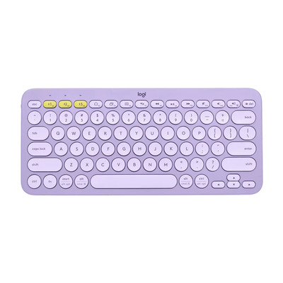 Logitech K380 Multi-Device Bluetooth Keyboard - Lavender Lemonade