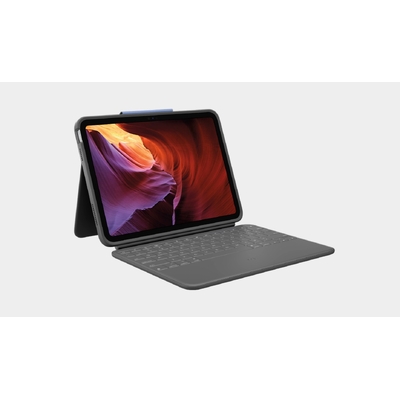Logitech Rugged Folio Case for iPad 10th Gen - Oxford Grey - 920-011296