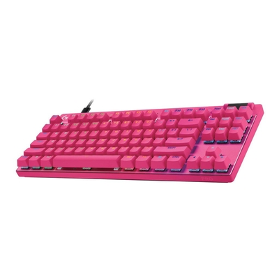 Logitech G PRO X TKL RAPID Analog Mechanical Gaming Keyboard - Magenta - 920-013254