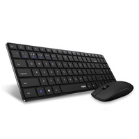 Rapoo 9300M Wireless Bluetooth Ultra-slim Keyboard Mouse Combo - Black