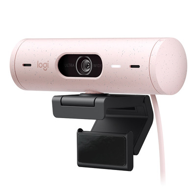 Logitech Brio 500 1080p HDR Webcam with Show Mode - Rose
