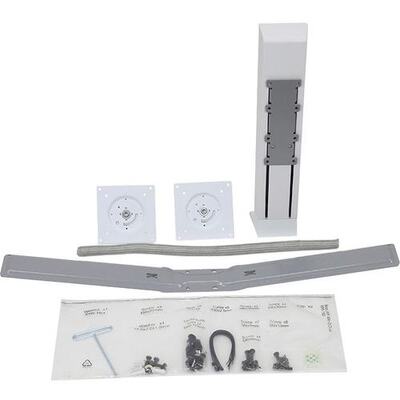 Ergotron 97-934-062 WORKFIT DUAL MONITOR KIT WHITE