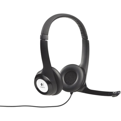 Logitech H390 USB Computer Headset - Black