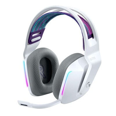 Logitech G733 LIGHTSPEED Wireless RGB Gaming Headset - White