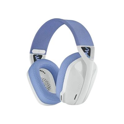 Logitech G435 Ultra-light Wireless Bluetooth Gaming Headset - Off White & Lilac