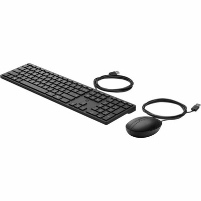 HP Wired Desktop 320MK Mouse and Keyboard - Black