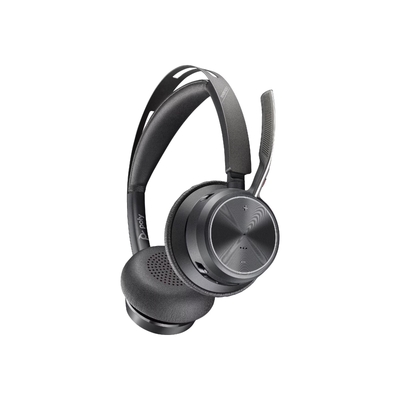 HP 9T9J3AA Poly Voyager Focus 2 USB-C-C Headset w USB-C A Adapter