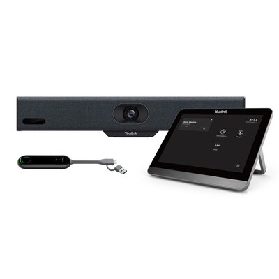YealinkA10-025 Compact Collaboration Bar for Huddle Rooms with VCR11 remote and WPP30