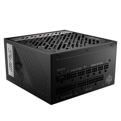 MSI MPG A1000G PCIE5 1000W 80+ Gold Fully Modular ATX Power Supply - Black