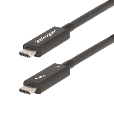 StarTech A40G2MB-TB4-CABLE 6ft Thunderbolt 4 Cable 40Gbps 100W
