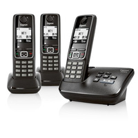 Siemens Gigaset A420A TRIO Cordless Analog Phone with 3 Handsets and Answering Machine