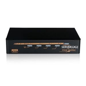 SERVEREDGE 4-Port HDMI Video Splitter with Signal Auto detect & HDCP Compliant