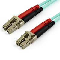 StarTech 15m OM3 LC to LC Multimode Duplex Fiber Optic Patch Cable - A50FBLCLC15