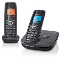 Siemens Gigaset A510A DUO Cordless Analog Phone with 2 Handsets and Answering Machine