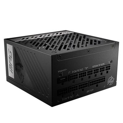 MSI MPG A850G PCIE5 850W 80+ Gold Fully Modular ATX 3.0 Power Supply - Black