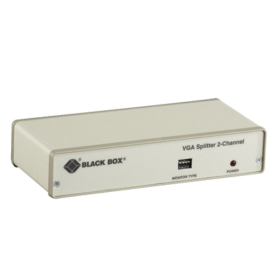BLACKBOX VGA 2-Channel Video Splitter - 115-VAC (AC056A-R4)