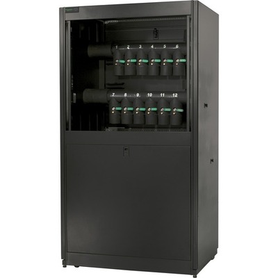 APC ACFD12-B Cooling Distribution Unit - 107 cm Width x 75 cm Depth x 199.1 cm Height - 1 / Pallet - Black - ACFD12-B