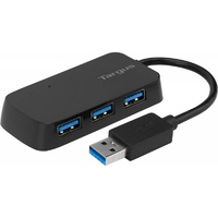 Targus 4 Port Smart USB 3.0 Hub Self-Powered with 10 Times Faster Transfer Speed Than USB 2.0