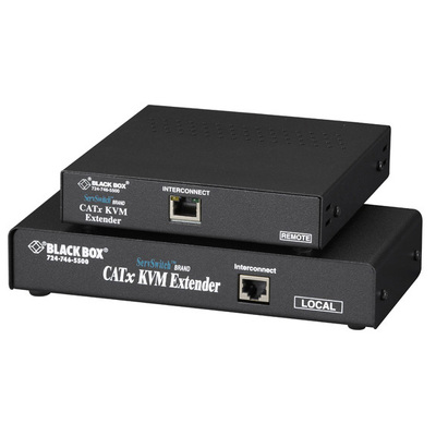BLACKBOX KVM Extender VGA PS/2 Single-Access CATx (ACU2001A)