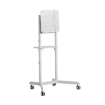 ATDEC MOBILE CART WITH DISPLAY ROTATION-WHITE - AD-TVC-70R-W