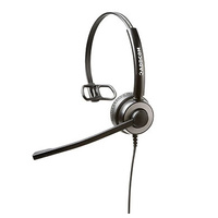 ADDCOM ADD50 MON NC high-quality monaural wired headset with wideband HD sound