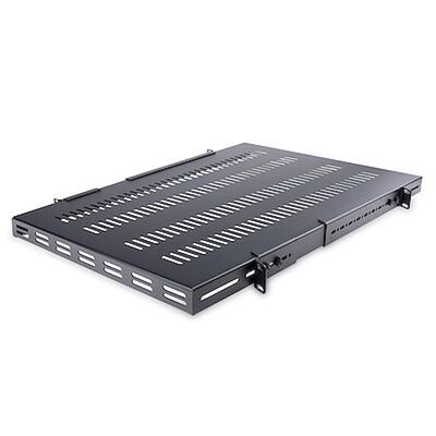 StarTech ADJSHELFHDV2 1U Adjustable Vented Rack Mount Shelf