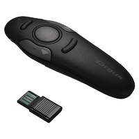 Targus Wireless Presenter with Laser Pointer - Present RF connection/Long Range 2.4 Ghz/ Ergonomic Design with Soft Touch Material