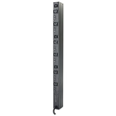 APC Basic Rack AP7555A PDU - Basic - 3 x IEC 60320 C13, 6 x IEC 60320 C19 - 230 V AC Input - 230 V AC Output - 22 kW - Rack-mountable - AP7555A