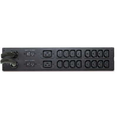 APC (AP7724) RACK ATS, 230V, 32A, IEC309 IN, (16) C13 (2) C19 OUT - AP7724