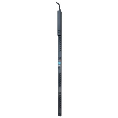 APC Metered PDU - IEC 60309 2P+E - 21 x IEC 60320 C13, 3 x IEC 60320 C19 - 32 A - 230 V AC Input - 230 V AC Output - 7.40 kW - 0U Network (RJ-45) - Ve