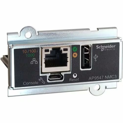 APC AP9547 Network Management Card for Easy UPS 3 Series, 3-Phase, remotely monitor and manage the UPS