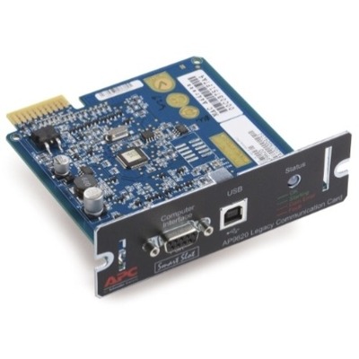 APC SmartSlot AP9620 Management Module - 1 x USB 2.0, 1 x DB-9 Serial - AP9620
