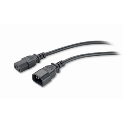 APC AP9890 Power Extension Cord - 60.96 cm - 230 V AC - Black - AP9890